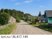 Деревня Сяргилахта. Республика Карелия (2018 год). Стоковое фото, фотограф Дмитрий Шишков / Фотобанк Лори