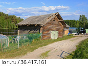 Деревня Сяргилахта. Республика Карелия (2018 год). Стоковое фото, фотограф Дмитрий Шишков / Фотобанк Лори