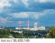 Владимирская ТЭЦ. Город Владимир (2021 год). Редакционное фото, фотограф Макаров Алексей / Фотобанк Лори