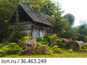ld abandoned house in the village. Стоковое фото, фотограф Марина Володько / Фотобанк Лори