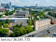 Москва, Хорошёвский район, улица Поликарпова, 23а, ОКБ "Сухой" (2021 год). Редакционное фото, фотограф glokaya_kuzdra / Фотобанк Лори