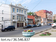 Доходный дом Соломона Гринберга. Город Самара (2021 год). Редакционное фото, фотограф Владимир Макеев / Фотобанк Лори