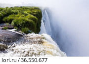 Garganta del Diablo waterfall on Iguazu River. Стоковое фото, фотограф Яков Филимонов / Фотобанк Лори