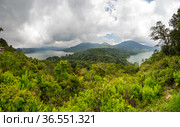 View of mountain lakes (2018 год). Стоковое фото, фотограф Юлия Белоусова / Фотобанк Лори