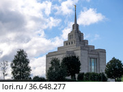 Shrine to God Mormon Church (2021 год). Редакционное фото, фотограф Владимир Белобаба / Фотобанк Лори