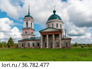 Церковь Уверения Фомы в Воскресении Христовом. Деревня Зайцево, Новгородская область (2021 год). Стоковое фото, фотограф Александр Щепин / Фотобанк Лори
