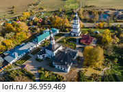 Московская область, Успенский Колоцкий женский монастырь (2021 год). Редакционное фото, фотограф glokaya_kuzdra / Фотобанк Лори