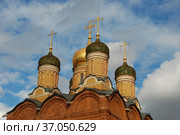 Собор иконы Божией Матери «Знамение» бывшего Знаменского монастыря. Город Москва (2011 год). Стоковое фото, фотограф lana1501 / Фотобанк Лори