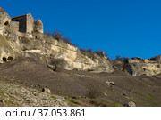 Крым. Крепость Чуфут-Кале. (2020 год). Стоковое фото, фотограф Валерий Ситников / Фотобанк Лори