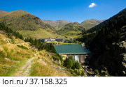 Vall de Nuria valley in Pyrenees mountains. Стоковое фото, фотограф Яков Филимонов / Фотобанк Лори
