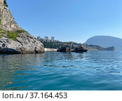 Гурзуфская бухта, Крым (2021 год). Стоковое фото, фотограф Мария Кылосова / Фотобанк Лори