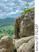The rock complex of Tustan in Ukraine (2021 год). Стоковое фото, фотограф Sergii Zarev / Фотобанк Лори