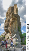 The rock complex of Tustan in Ukraine (2021 год). Стоковое фото, фотограф Sergii Zarev / Фотобанк Лори