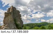 The rock complex of Tustan in Ukraine (2021 год). Стоковое фото, фотограф Sergii Zarev / Фотобанк Лори