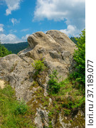 The rock complex of Tustan in Ukraine (2021 год). Стоковое фото, фотограф Sergii Zarev / Фотобанк Лори