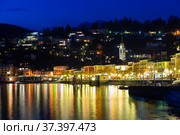 View of embankment in Ascona, canton of Ticino, Switzerland. Стоковое фото, фотограф Яков Филимонов / Фотобанк Лори