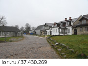 Старый Изборск, улица Печёрская (2021 год). Стоковое фото, фотограф syngach / Фотобанк Лори