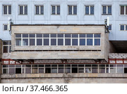 Фрагмент Дома Советов. Калининград (2021 год). Редакционное фото, фотограф Сергей Афанасьев / Фотобанк Лори