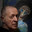 Коллекционер Григорий Пельман на фоне картины Кати Медведевой (2022 год). Редакционное фото, фотограф Дмитрий Неумоин / Фотобанк Лори
