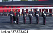 Indian Military Army Passing out Parade (2021 год). Редакционное видео, видеограф Devendra Rawat / Фотобанк Лори