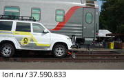 Complex of diagnostics and monitoring on a combined track of the LDM series (2021 год). Редакционное видео, видеограф Потийко Сергей / Фотобанк Лори