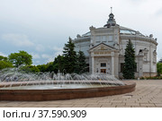 Здание панорамы «Оборона Севастополя 1854—1855 гг.». Севастополь, Крым (2016 год). Редакционное фото, фотограф Александр Щепин / Фотобанк Лори