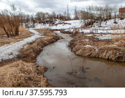 Муринский ручей. Муринский Парк. Санкт-Петербург (2022 год). Стоковое фото, фотограф Сергей Афанасьев / Фотобанк Лори