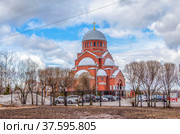 Церковь Сретения Господня. Санкт-Петербург (2022 год). Стоковое фото, фотограф Сергей Афанасьев / Фотобанк Лори