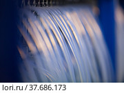 Silicone (plastic) transparent tubes for chemical reactor. Low depth of field. Стоковое фото, фотограф Alexey Rezvykh / Фотобанк Лори