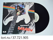 Британо-американская рок-группа Rainbow, музыкальный альбом на виниловой пластинке (2022 год). Редакционное фото, фотограф александр афанасьев / Фотобанк Лори