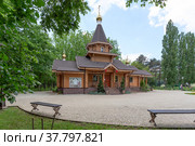 Церковь иконы Божией Матери "Скоропослушница" в Краснодаре (2022 год). Стоковое фото, фотограф Марина Сапрунова / Фотобанк Лори