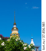 Город Коломна. Солнечный летний день. Московская область. Россия (2022 год). Редакционное фото, фотограф E. O. / Фотобанк Лори