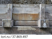 Соляная градирня, детали деревянной конструкции. Стоковое фото, фотограф александр афанасьев / Фотобанк Лори