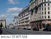 Москва, центр, Тверская улица. Четная сторона (2022 год). Редакционное фото, фотограф Илюхина Наталья / Фотобанк Лори