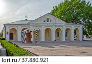 Гауптвахта Астраханского гарнизона 1805. Астраханский кремль. Астрахань. Россия (2022 год). Редакционное фото, фотограф Сергей Афанасьев / Фотобанк Лори