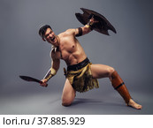 Ancient warrior. Стоковое фото, фотограф Сергей Великанов / Фотобанк Лори