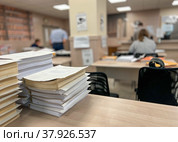 Зал ознакомления с делами арбитражного суда Санкт-Петербурга (2022 год). Редакционное фото, фотограф Nataliya Pogodina / Фотобанк Лори