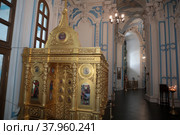 Один из пределов в Воскресенском соборе Ново-Иерусалимского монастыря (2022 год). Редакционное фото, фотограф Дмитрий Неумоин / Фотобанк Лори
