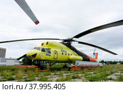 Old MI-10K helicopter (2019 год). Редакционное фото, фотограф Сергей Буторин / Фотобанк Лори