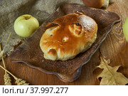Russian pies Pirog piroshki. Стоковое фото, фотограф Александр Fanfo / Фотобанк Лори