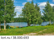 Kalevala, administrative center of Kalevalsky Distric (2020 год). Стоковое фото, фотограф Александр Fanfo / Фотобанк Лори