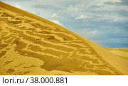 Mongolia. Sands Mongol Els, sandy dune desert, (2019 год). Стоковое фото, фотограф Александр Fanfo / Фотобанк Лори