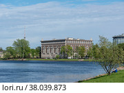 Жилой дом "Венеция". Санкт-Петербург (2018 год). Редакционное фото, фотограф Александр Щепин / Фотобанк Лори
