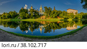Novospassky monastery is an ancient landmark of Moscow. Стоковое фото, фотограф Галина Царькова / Фотобанк Лори