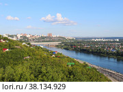 Панорама Уфы (2022 год). Редакционное фото, фотограф Иван Дуплик / Фотобанк Лори