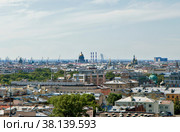 Исторический центр Петербурга. Вид сверху. Санкт-Петербург (2022 год). Стоковое фото, фотограф Сергей Афанасьев / Фотобанк Лори