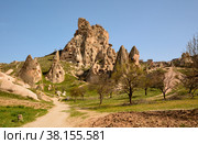 Древняя крепость Учхисар, Турция (2022 год). Стоковое фото, фотограф Сапрыгин Сергей / Фотобанк Лори