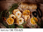 Новогодние украшения своими руками. Стоковое фото, фотограф Анастасия Жукова / Фотобанк Лори