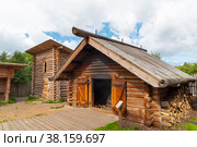 Солеварня. Музей средневекового рушанина. Старая Русса, Новгородская область (2020 год). Редакционное фото, фотограф Александр Щепин / Фотобанк Лори