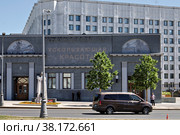 Москва, Арбатская площадь, 14. Кинотеатр "Художественный" после реконструкции (2022 год). Редакционное фото, фотограф Илюхина Наталья / Фотобанк Лори